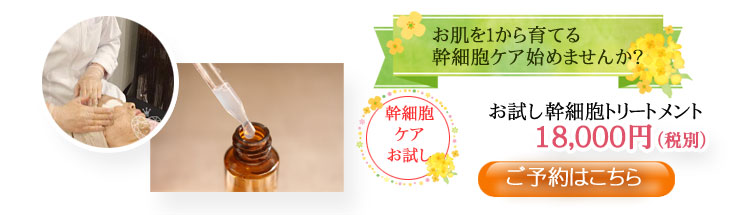 リアボーテお試し幹細胞トリートメント ｜【東京 港区 北青山】「からだのことなら」は、肌・髪・体・心の悩み改善に「丁寧に寄り添う」メディカル系ケア施術院です。肌質改善・加齢肌対策・薄毛・抜け毛をはじめ、体調不良・痛みなどでお悩みなら1度ご来院下さい。