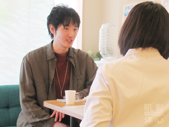 本気のメンズ美容フェイシャルサロンをお探しなら、東京 からだのことならへ｜男性の乾燥肌・ニキビ肌・カミソリ負け・テカリ肌・ザラザラ肌・薄毛の悩みの改善に「ヒト幹細胞と植物幹細胞による」メディカル系フェイシャルエステケア