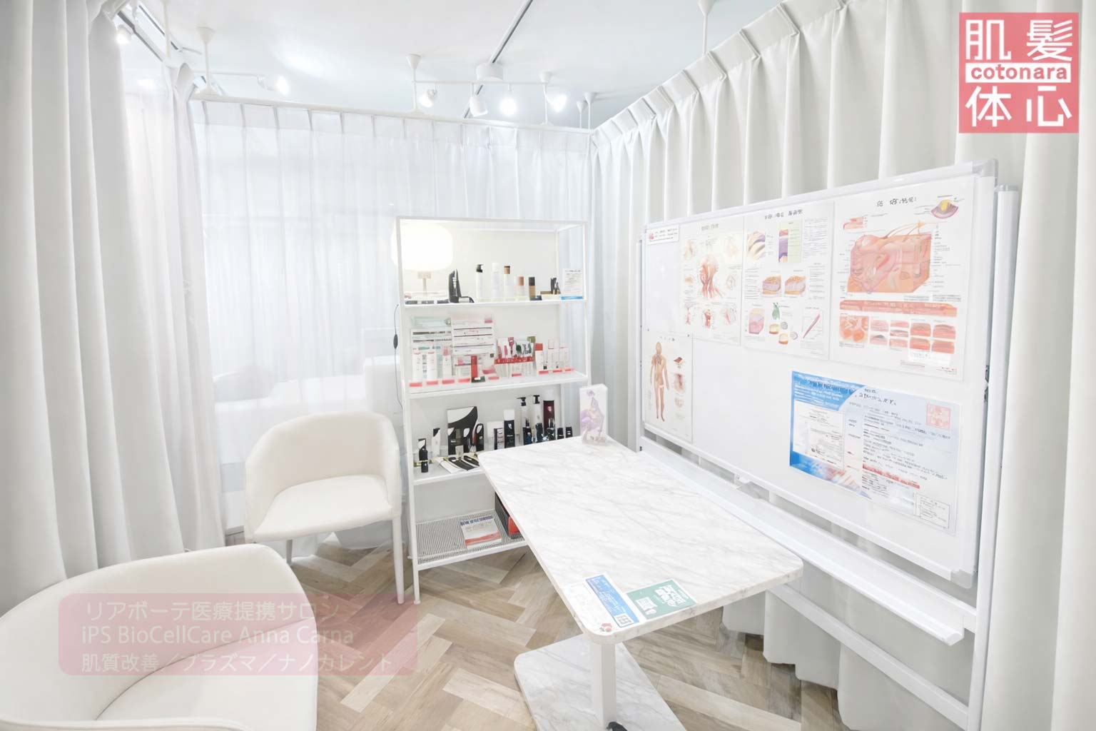 カウンセリングルーム｜AnnaCarna アンナカルナ/優秀店/シミケア専門／プラズマフェイシャル／O:Celloオセロ導入店／高濃度ヒト幹細胞／iPS細胞エステ／リアボーテ正規取扱店／リアボーテクレアスキン／リアボーテグランスキン／リアボーテシェリースキン／リアムールエキスパートローション／健美草／シミ取り放題／プラズマミストシャワー／肌質改善／小顔矯正／年齢肌ケア／毛穴改善／たるみケア／再生美容／ビフォーアフター／効果実感／使い方／口コミ／動画紹介／写真／方法／通販／ネット販売／オンラインカウンセリング／通販不可製品／正規販売店／芸能人愛用コスメ／幹細胞スキンケア／港区南青山／外苑前駅／青山一丁目駅／エステ個室完備